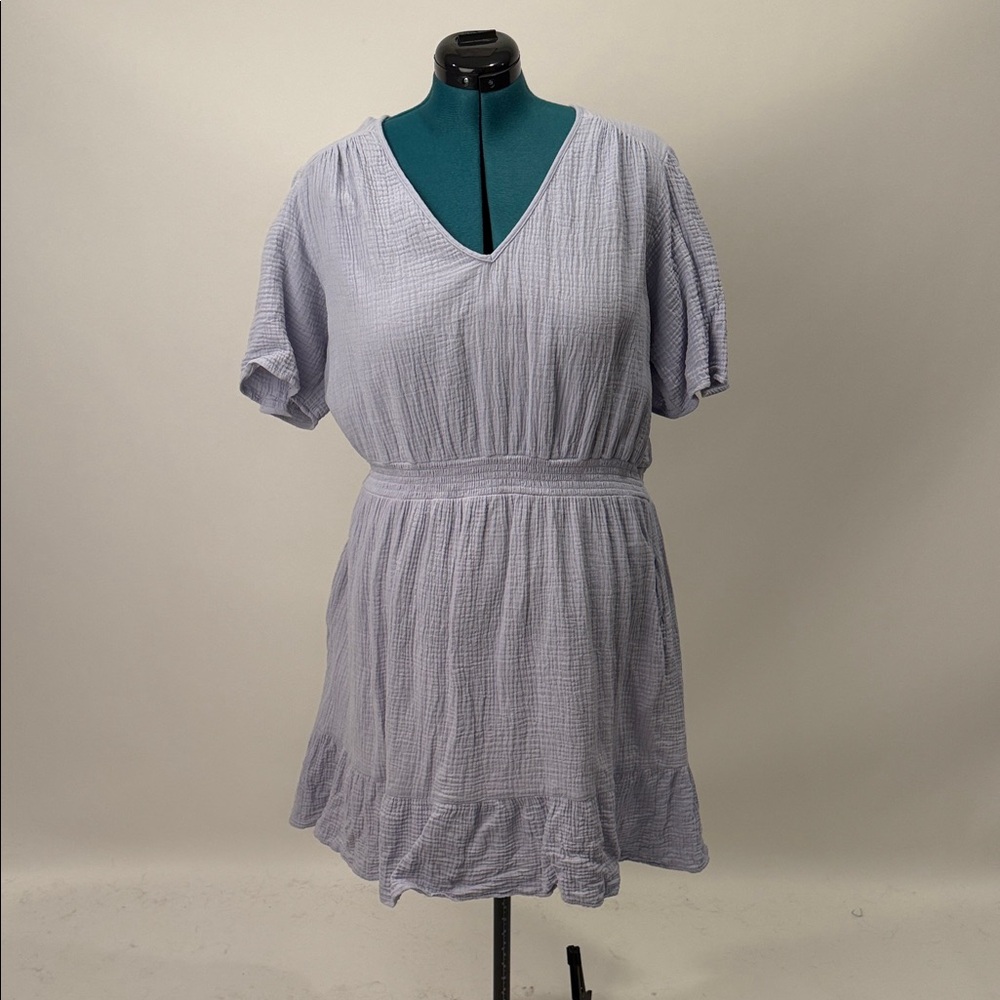 Knox Rose Light Blue Gauze Dress